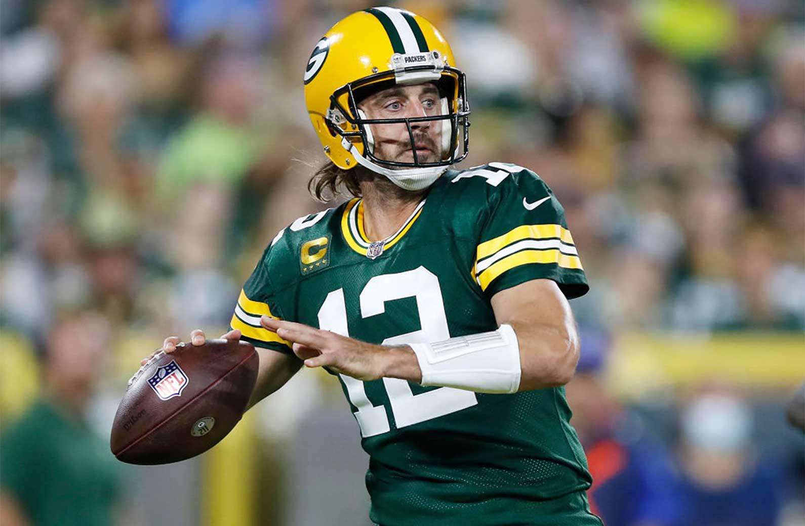 Aaron Rodgers is a double digit underdog for the first time ever.